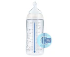 NUK 0-6 Months First Choice+ Temperature Control Bottle 300mL - Baby Blue