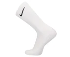 Nike Unisex Everyday Cotton Cushioned Crew Training Socks 3-Pack - White
