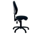 Unix DIEGO AFRDI High Back Ratchet Adjustable Office Chair - Black