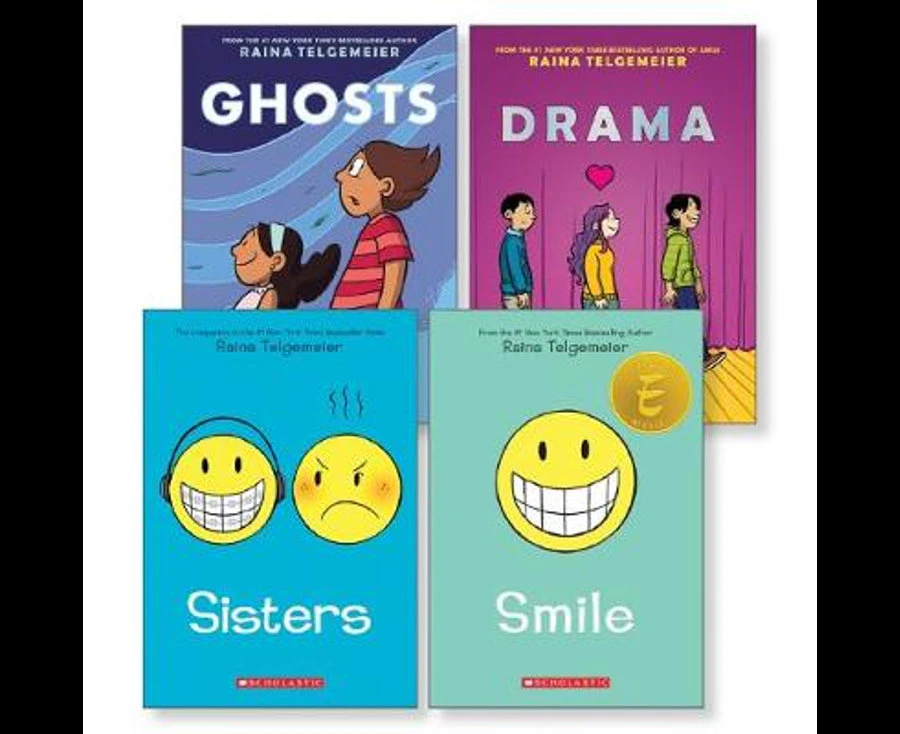 Raina Telgemeier 4 Book Collection Boxed Set : Raina Telgemeier