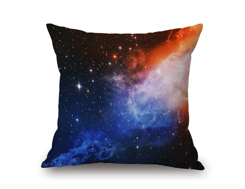 Starry Galaxy Cotton & Linen Pillow Cover Pillow Case Cushion Cover 87336