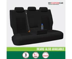 Mitsubishi Pajero Sport QE QF QG 2015-On Waterproof Fabric FRONT Seat Covers Car