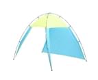 For 5-8 Person Outdoor Triangle Beach Tent Camping Mat Sun Shade Shelter Canopy 1