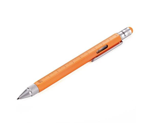 Construction Ballpoint Pen (Orange/Silver)