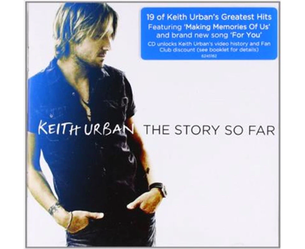 Keith Urban Story So Far Cd