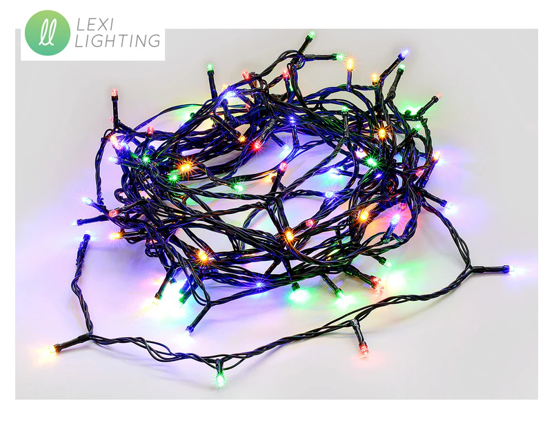 Lexi Lighting 58.9m Low Voltage LED Christmas Fairy Light Chain - Multi