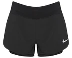 Nike Women's Eclipse 2-in-1 Running Shorts - Black