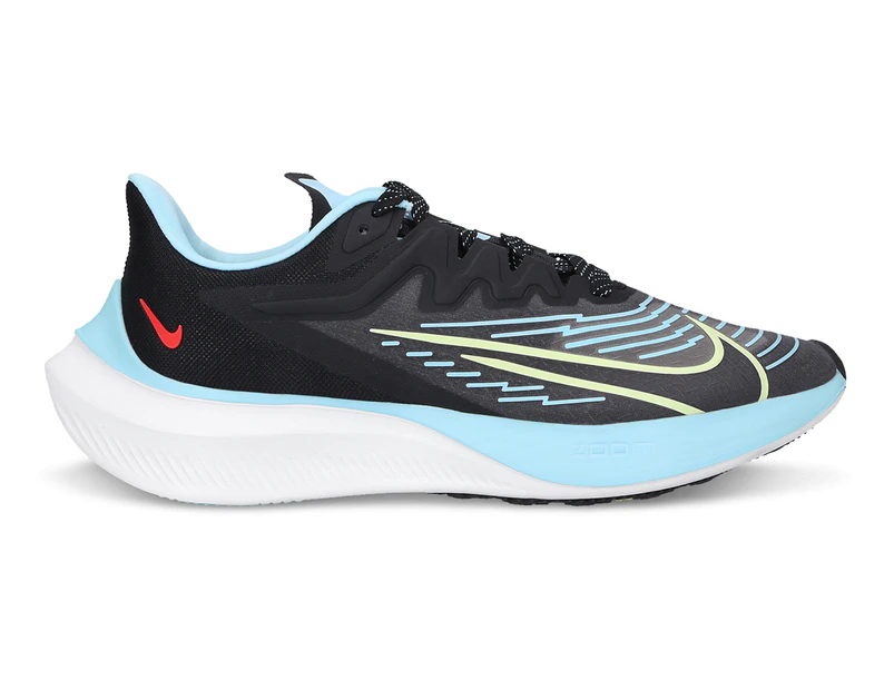 Nike Women's Zoom Gravity 2 Running Shoes - Black/Barely Volt Glacier Ice
