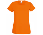 Fruit Of The Loom Ladies/Womens Lady-Fit Valueweight Short Sleeve T-Shirt (Orange) - BC1354