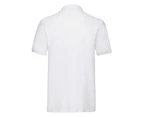 Fruit Of The Loom Premium Mens Short Sleeve Polo Shirt (White) - BC1381