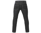 Duke Mens Claude King Size Tapered Fit Stretch Jeans (Black) - DC183