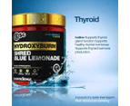 BSc HydroxyBurn Shred Thermogenic Pre-Workout Powder Blue Lemonade 300g 60 Serves
