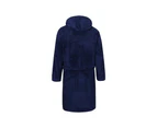D555 Mens Newquay Kingsize Hooded Dressing Gown (Navy) - DC305