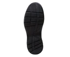 Clarks Mens Un Brawley Lace Leather Shoes (Black) - CK109