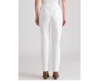 W.Lane Signature Full Length Pants - Womens - White