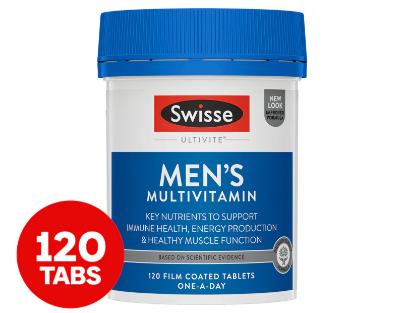 Swisse Men's Ultivite Multivitamin 120 Tabs