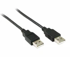 5m USB 2.0 AM/Am 28+24AWG Cable - Black