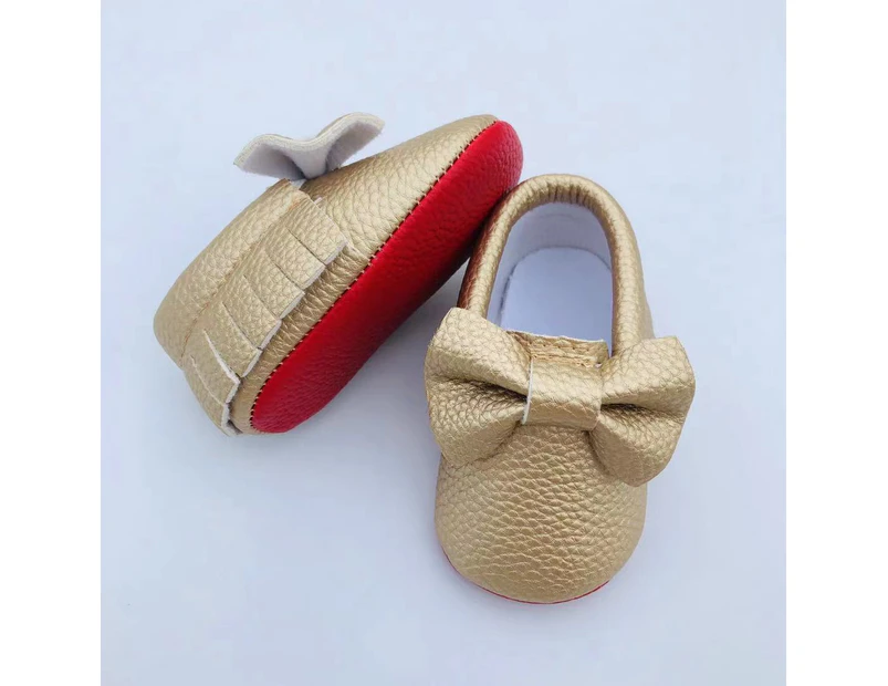 Little Savi My Baby Girl’s Soft Sole designer shoe – Gold