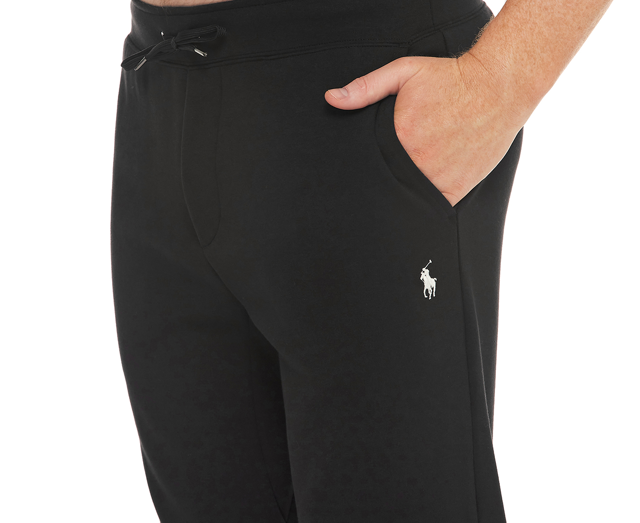 Polo Ralph Lauren Men's Double Knit Tech Jogger / Tracksuit Pants - Polo  Black 