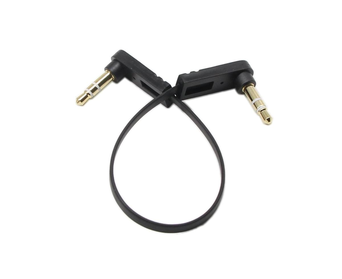 3.5mm Audio Cable zdyCGTime Right Angle Gold Plated 3.5mm Auxiliary Audio Stereo Male to Male Cable 0.5 Feet