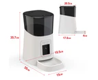 |6L Automatic Pet Feeder Wi-Fi Enabled Smart Dog Cat Feeder with App Remote Control & HD Camera