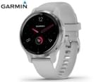 Garmin Venu 2S 40mm Silicone Smart Watch - Mist Grey/Silver 1