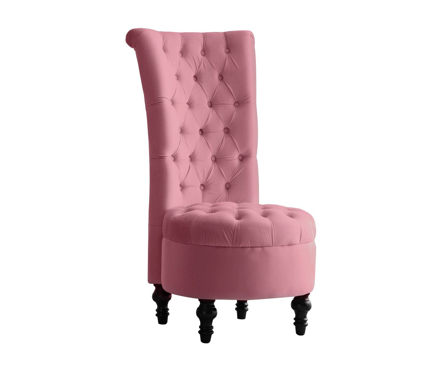 high back nailhead chair