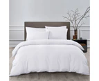 Royal Comfort 2000TC 6 Piece Bamboo Queen Bed Sheet & Quilt Cover Set - White