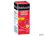Robitussin Chesty Cough Throat Gargle Raspberry 200mL