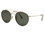 Ray-Ban RB3647N Sunglasses - Gold/Green