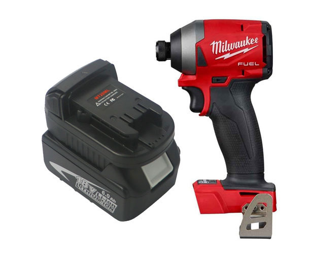 Makita Battery Adapter to Milwaukee M18 18V Cordless Tool Catch