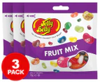 3 x Jelly Belly Fruit Mix Bag 70g