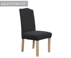 Apartmento Stretch Dining Chair Cover - Slate