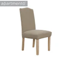 Apartmento Stretch Dining Chair Cover - Linen