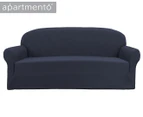 Apartmento Stretch 3-Seat Sofa Cover - Denim