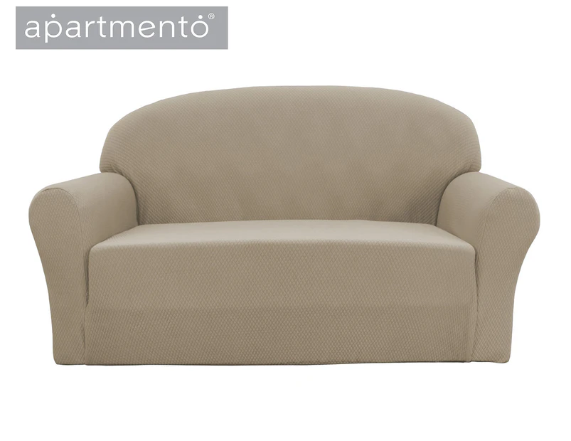 Apartmento Stretch 2-Seat Sofa Cover - Linen