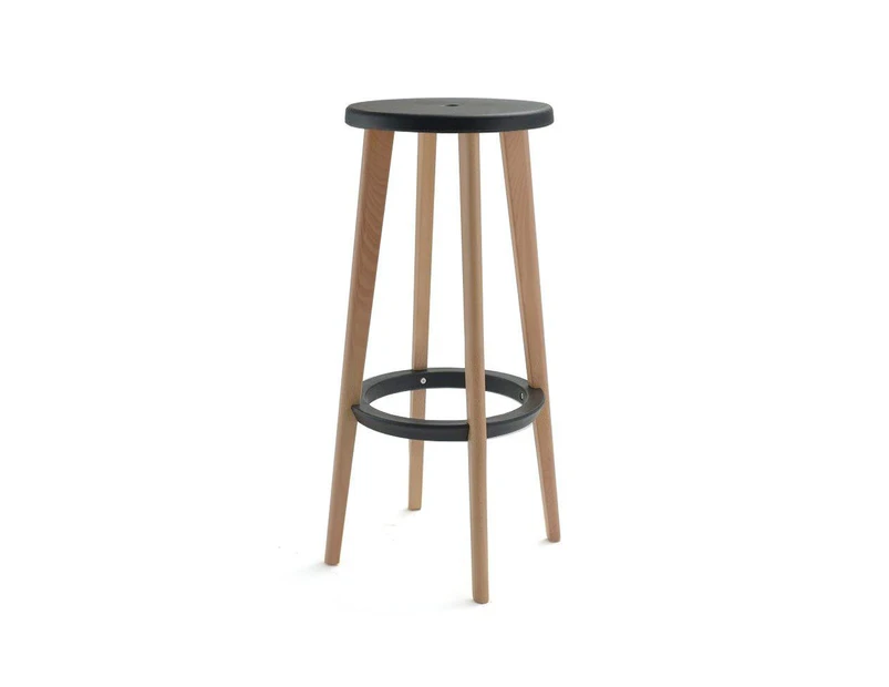 Cathy Casual Counter Stool - 760mm Seat Height - black