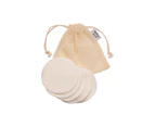 Willow + Reed Makeup Remover Pads Set Of 6 With Laundry Bag