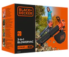 Black & Decker 36V 2.5Ah 3-In-1 Cordless Lithium-Ion Blower Vac