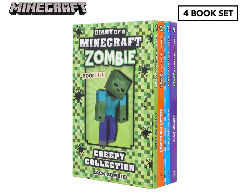 Diary Of A Minecraft Zombie: Creepy Collection 4-Book Set | Catch 