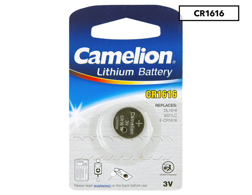 Camelion Lithium CR1616 Button Cell Battery