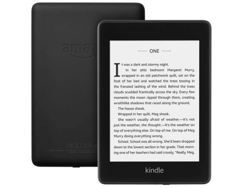Amazon Kindle eReader Paperwhite LTE + WiFi 6"  32GB Storage with Built-in Light Waterproof IPX8 - Black