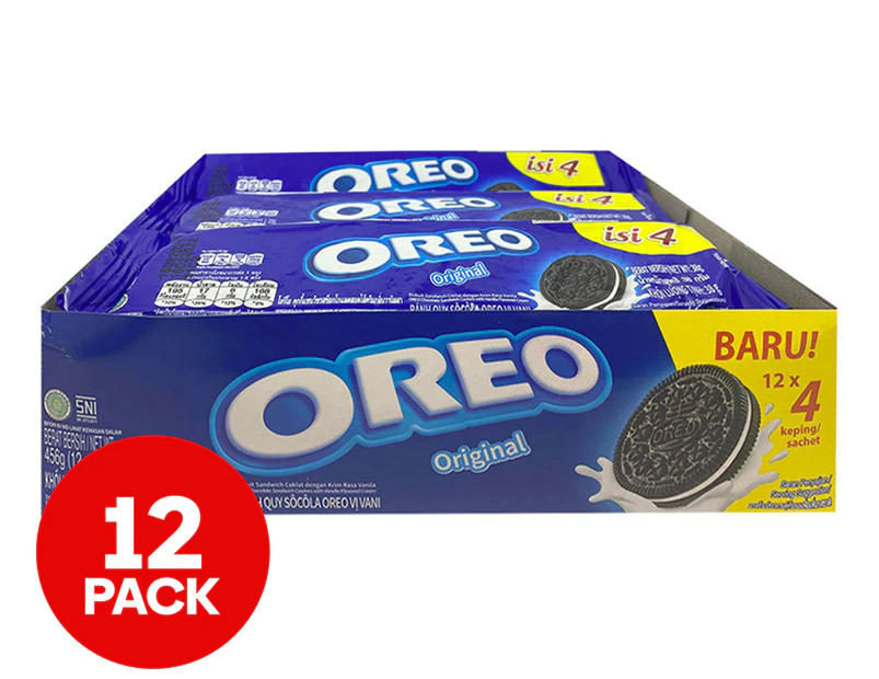 12 x 4pk Oreo Snack Pack Original 38g