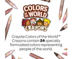 Crayola Colours Of The World Crayons 24-Pack