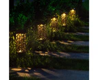 Solar Powered LED Garden Lights Warm White - 8Pcs