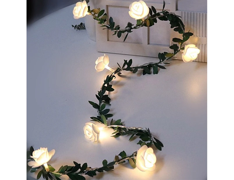 6m 40LEDs Vine Bulbs or Flower Fairy String Light USB Charging Home Decoration Light String - Flower Shape Light, One