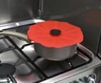 Charles Viancin 23cm Silicone Poppy Lid - Red 4