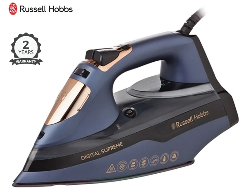 Russell Hobbs Digital Supreme Iron - Copper/Blue/Black RHC570