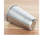 350ml Stainless Steel Drinking Cup Coffee Cup Single-walled Water Cup Reusable Water Mug - One