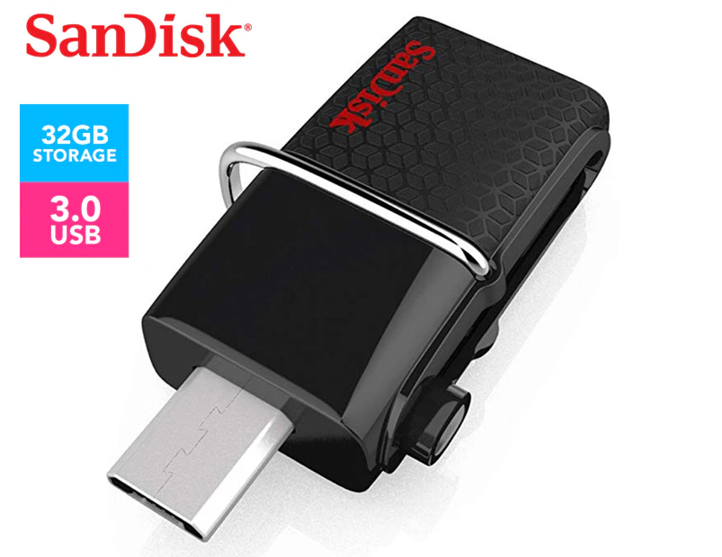 SanDisk 32GB UltraDual microUSB/USB 3.0 Flash Drive
